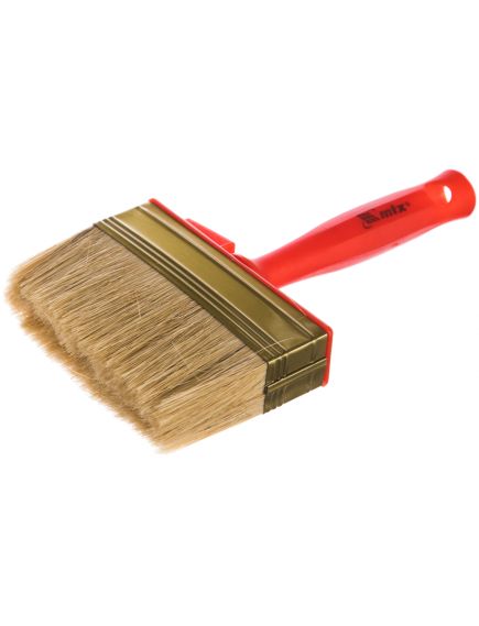 Кисть-ракля 30 х 120 мм натуральная щетина пластмассовая ручка MTX 84122, фото , изображение 3 - Метэкс