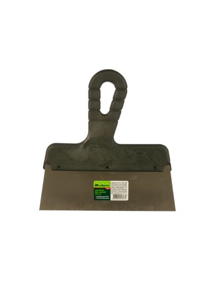 Шпатель фасадный из нержавеющей стали 200 мм пластмассовая ручка СИБРТЕХ 85438, фото , изображение 4 - Метэкс