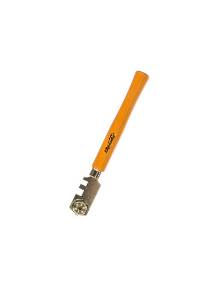 Стеклорез 6-роликовый с деревянной ручкой SPARTA 872235, фото , изображение 2 - Метэкс