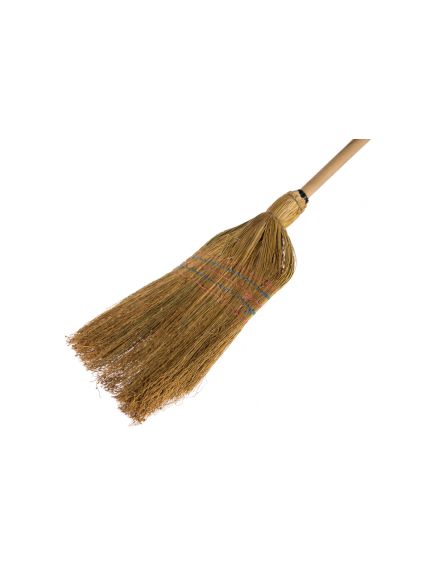 Метла натуральная деревянный черенок РОССИЯ 93337, фото , изображение 3 - Метэкс