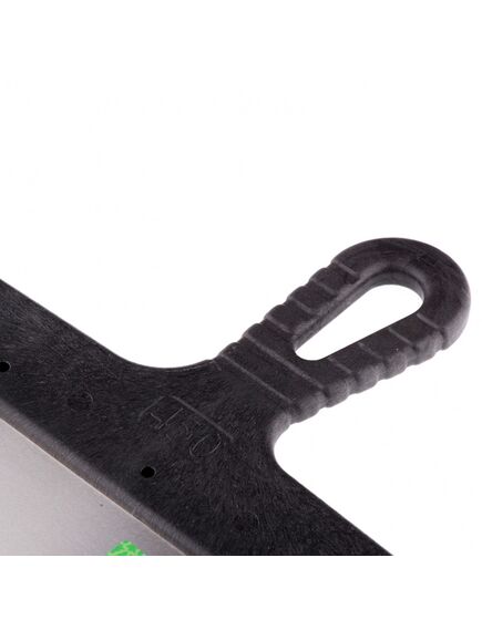 Шпатель фасадный из нержавеющей стали 450 мм пластмассовая ручка СИБРТЕХ 85450, фото , изображение 5 - Метэкс