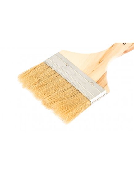Кисть плоская Slimline 4" 100 мм натуральная щетина SPARTA 824455, фото , изображение 2 - Метэкс