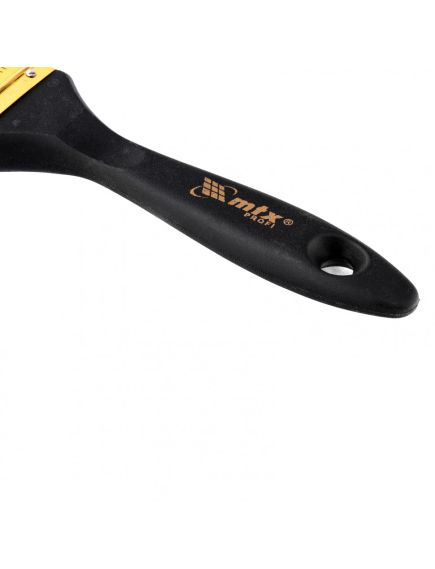 Кисть плоская "Профи" 1,5" натуральная щетина MTX 83151, фото , изображение 3 - Метэкс