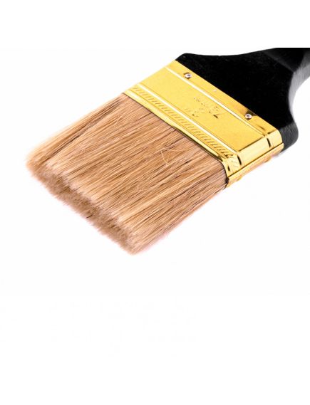 Кисть плоская "Профи" 3" натуральная щетина MTX 83154, фото , изображение 2 - Метэкс