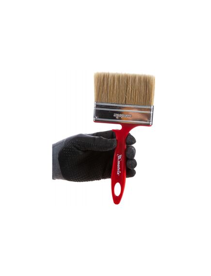 Кисть флейцевая "Эмали" 100 х 12 мм MATRIX 83354, фото , изображение 3 - Метэкс