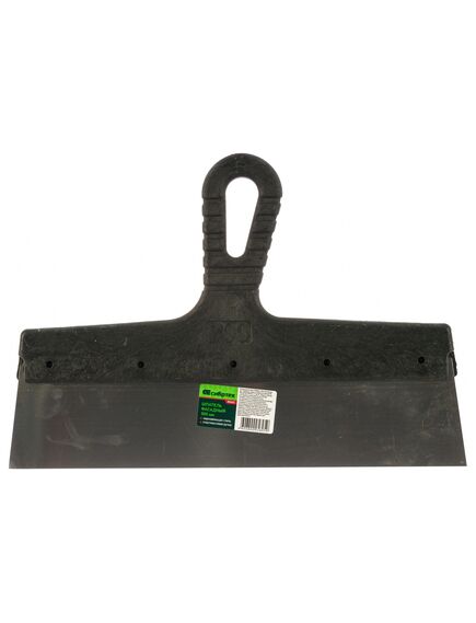 Шпатель фасадный из нержавеющей стали 300 мм пластмассовая ручка СИБРТЕХ 85442, фото , изображение 4 - Метэкс