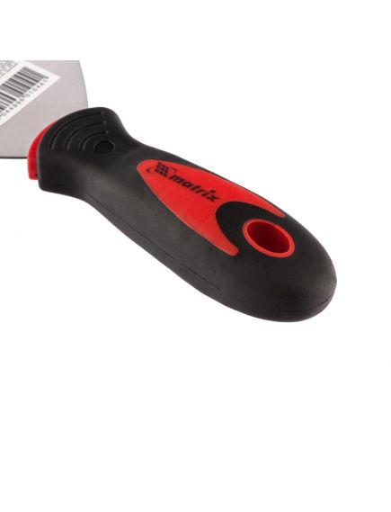 Шпательная лопатка из нержавеющей стали 150 мм двухкомпонентная ручка MATRIX 85515, фото , изображение 3 - Метэкс