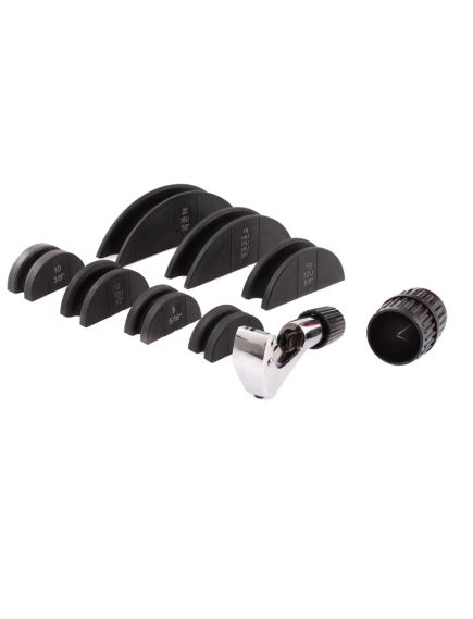 Трубогиб арбалетный в комплекте с башмаками 1/4-7/8" пластиковый кейс STELS 18110, фото , изображение 6 - Метэкс