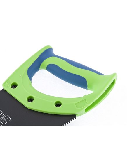 Ножовка по дереву 400 мм 7-8 TPI "Зубец" каленый зуб 2D защитное покрытие СИБРТЕХ 23810, фото , изображение 3 - Метэкс