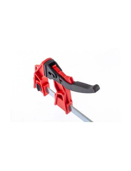 Струбцина реечная быстрозажимная усиленная рычажно-храповой механизм 300 х 100 х 456 мм MATRIX 20728, фото , изображение 4 - Метэкс