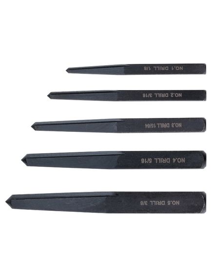 Набор экстракторов 5 шт прямой квадрат MATRIX 77351, фото , изображение 2 - Метэкс