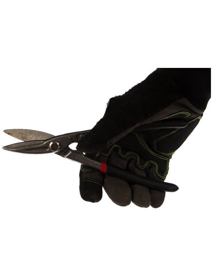 Ножницы по металлу 200 мм цельнокованные прямые У8А ЗУБР 23015-20, фото , изображение 3 - Метэкс