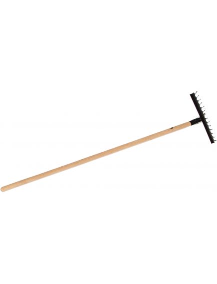 Грабли 14-зубые 300 мм с черенком витые СИБРТЕХ 61769, фото , изображение 3 - Метэкс