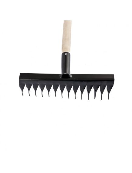 Грабли 14-зубые 300 мм с черенком витые СИБРТЕХ 61769, фото , изображение 2 - Метэкс