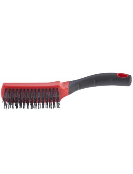 Щетка зачистная 5-рядная двухкомпонентная рукоятка MATRIX 74835, фото , изображение 3 - Метэкс