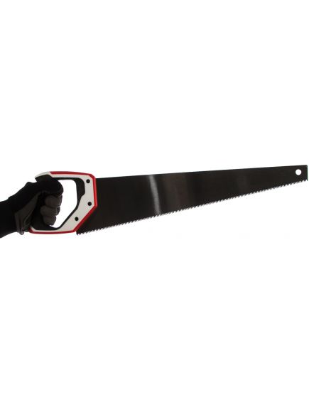 Ножовка по дереву 500 мм 7-8 TPI каленый зуб 3D трехкомпонентная рукоятка MATRIX 23584, фото , изображение 2 - Метэкс