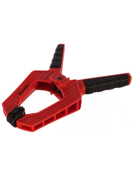 Струбцина клещеобразная 100 мм усиленная пластиковый корпус двухкомпонентные рукоятки MATRIX 20794, фото , изображение 2 - Метэкс