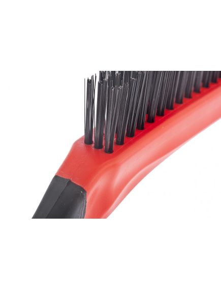 Щетка зачистная 3-рядная двухкомпонентная рукоятка MATRIX 74833, фото , изображение 3 - Метэкс