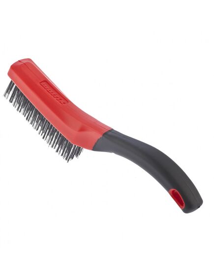 Щетка зачистная 4-рядная двухкомпонентная рукоятка MATRIX 74834, фото , изображение 3 - Метэкс