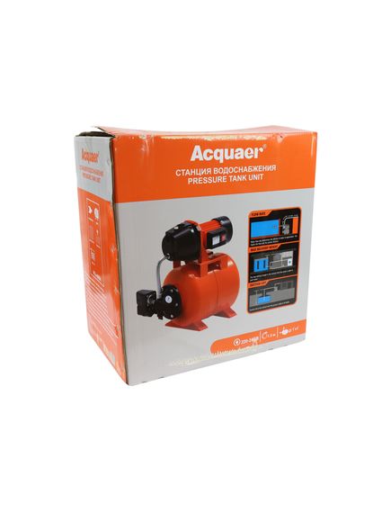 Насосная станция (600 Вт, 50 л/мин, напор 35 м, 20 л.) ACQUAER RGJ-600IA (7.5.171), фото , изображение 9 - Метэкс