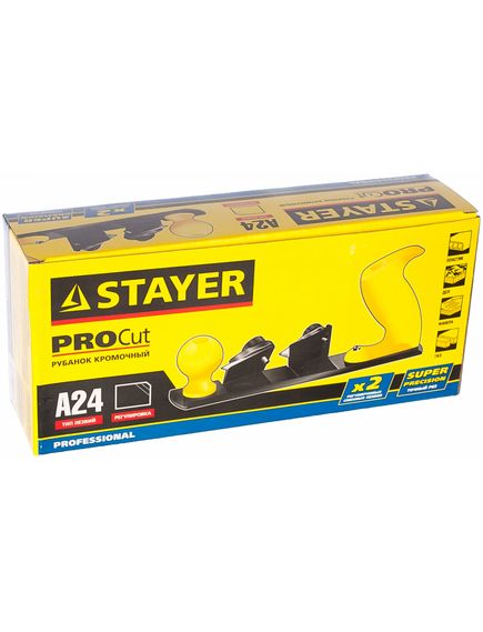 Рубанок кромочный по гипсокартону STAYER 18855, фото , изображение 8 - Метэкс