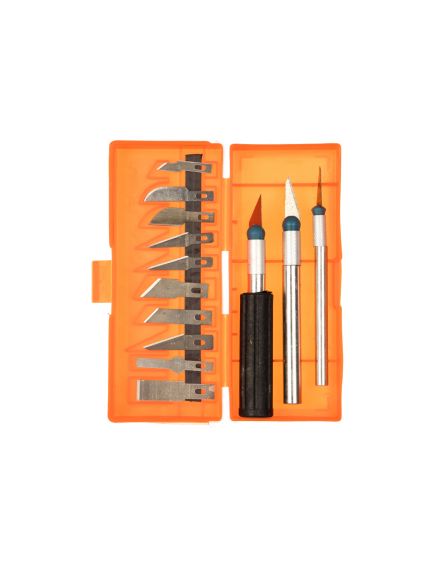 Набор резцов по дереву 13 шт пластмассовые рукоятки SPARTA 246165, фото , изображение 2 - Метэкс