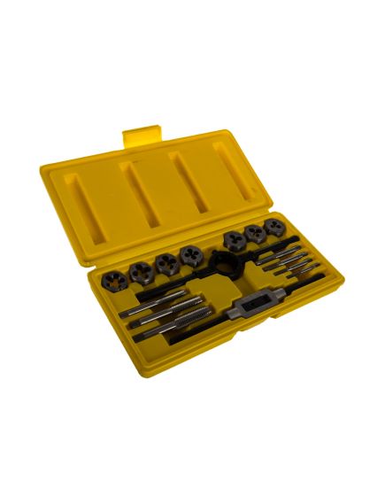 Набор метчиков и плашек 16 предметов 9ХС STAYER 28010-Н16, фото , изображение 3 - Метэкс