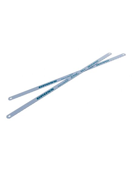 Полотна для ножовки по металлу 300 мм 32TPI Bi-Metall 2 шт GROSS 77728, фото , изображение 3 - Метэкс