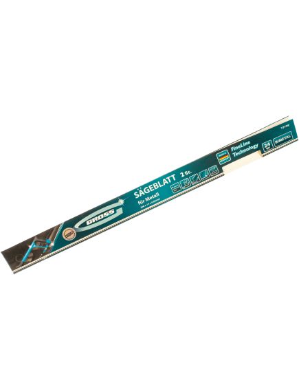 Полотна для ножовки по металлу 300 мм 24TPI Bi-Metall 2 шт GROSS 77729, фото , изображение 2 - Метэкс