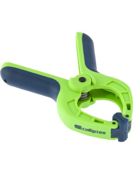Струбцина клещеобразная 1-1/4 (33 мм) пластиковый корпус двухкомпонентные рукоятки СИБРТЕХ 20782, фото , изображение 3 - Метэкс