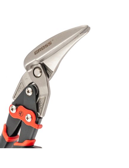 Ножницы по металлу 270 мм прямой и левый проходной рез "PIRANHA" GROSS 78331, фото , изображение 2 - Метэкс