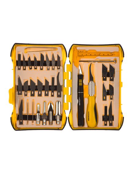 Набор резцов по дереву 33 шт STAYER 1831-H33, фото , изображение 3 - Метэкс