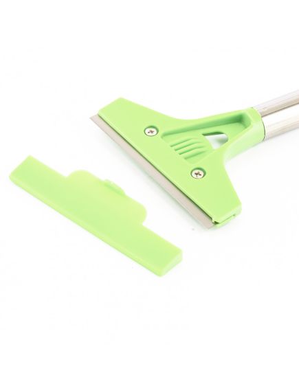 Скребок 100 мм фиксированное лезвие металлическая обрезиненная ручка 300 мм СИБРТЕХ 79542, фото , изображение 4 - Метэкс