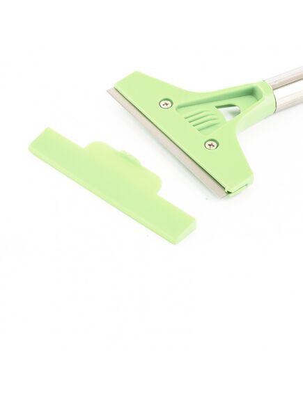 Скребок 100 мм фиксированное лезвие металлическая обрезиненная ручка 500 мм СИБРТЕХ 79543, фото , изображение 3 - Метэкс