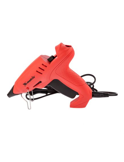 Клеевой пистолет 11 мм 20 (160) Вт 16 г/мин подставка, кейс MATRIX 93015, фото , изображение 2 - Метэкс