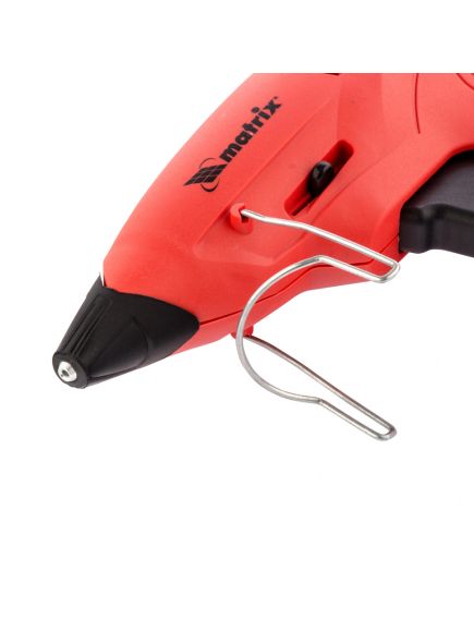 Клеевой пистолет 11 мм 20 (160) Вт 16 г/мин подставка, кейс MATRIX 93015, фото , изображение 4 - Метэкс