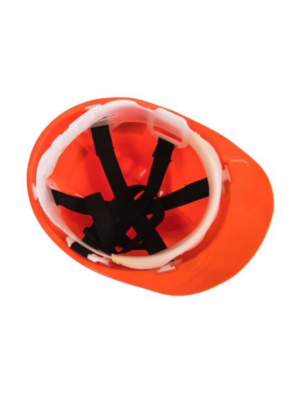 Каска защитная из ударопрочной пластмассы оранжевая СИБРТЕХ 89113, фото , изображение 2 - Метэкс