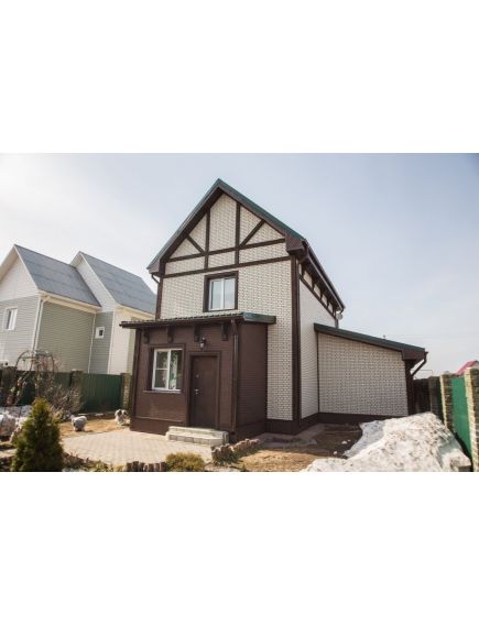 Фасадная панель "Кирпич клинкерный" БЕЛЫЙ (1220х440), фото , изображение 2 - Метэкс