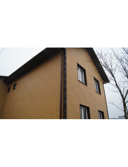 Фасадная панель "Кирпич клинкерный" ЖЕЛТЫЙ (1220х440), фото , изображение 5 - Метэкс