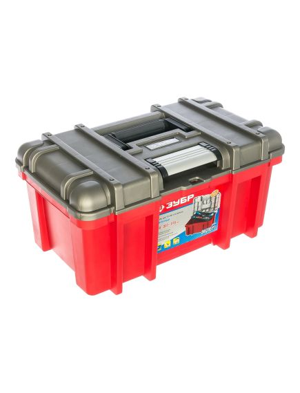 Ящик для инструмента 22" 560 х 337 х 275 мм пластиковый ЗУБР 38132-22_z01, фото , изображение 2 - Метэкс