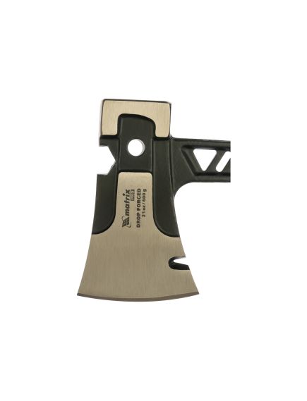 Топор 600 г цельнокованый двухкомпонентная обрезиненная рукоятка MATRIX 21498, фото , изображение 2 - Метэкс