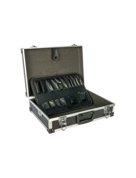 Ящик для инструмента алюминиевый (43х31х13) черный FIT 65630, фото , изображение 3 - Метэкс