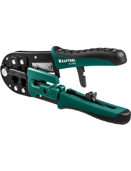 Кримпер универсальный RJ45, RJ11/RJ12 KRAFTOOL 22698, фото , изображение 5 - Метэкс
