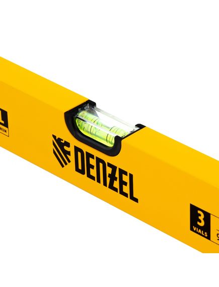 Уровень алюминиевый 2000 мм фрезерованный 3 глазка DENZEL 33686, фото , изображение 3 - Метэкс