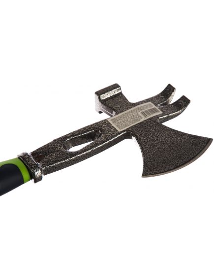 Топор 3 в 1 топор молоток гвоздодер двухкомпонентная обрезиненная рукоятка СИБРТЕХ 21673, фото , изображение 2 - Метэкс