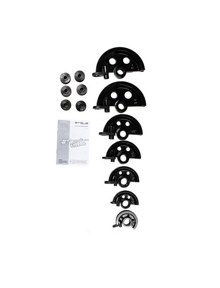 Трубогиб ручной механический башмаки 3/8"–1" в пластиковом кейсе STELS 18112, фото , изображение 7 - Метэкс