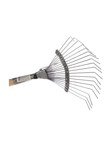 Грабли веерные 18-зубые деревянный черенок СИБРТЕХ 61781, фото , изображение 3 - Метэкс