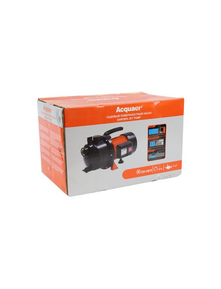 Насос поверхностный (800 Вт, 60 л/мин, напор 38 м) ACQUAER RGJ-800P (7.5.112), фото , изображение 9 - Метэкс