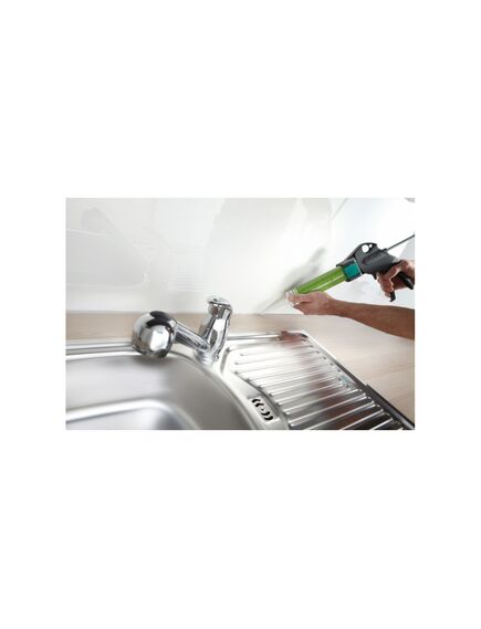 Пистолет для герметика 310 мл "открытый" пластиковый корпус WOLFCRAFT 4355000, фото , изображение 5 - Метэкс