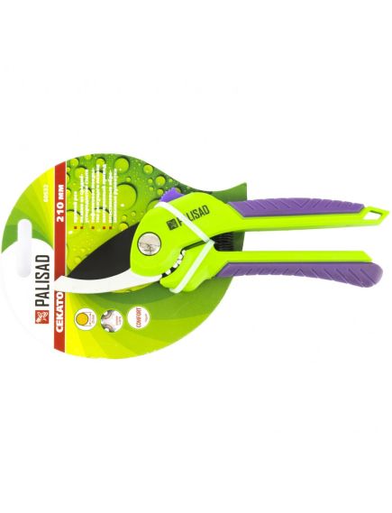 Секатор 210 мм прямой рез шестеренный привод двухкомпонентные рукоятки PALISAD 60532, фото , изображение 3 - Метэкс
